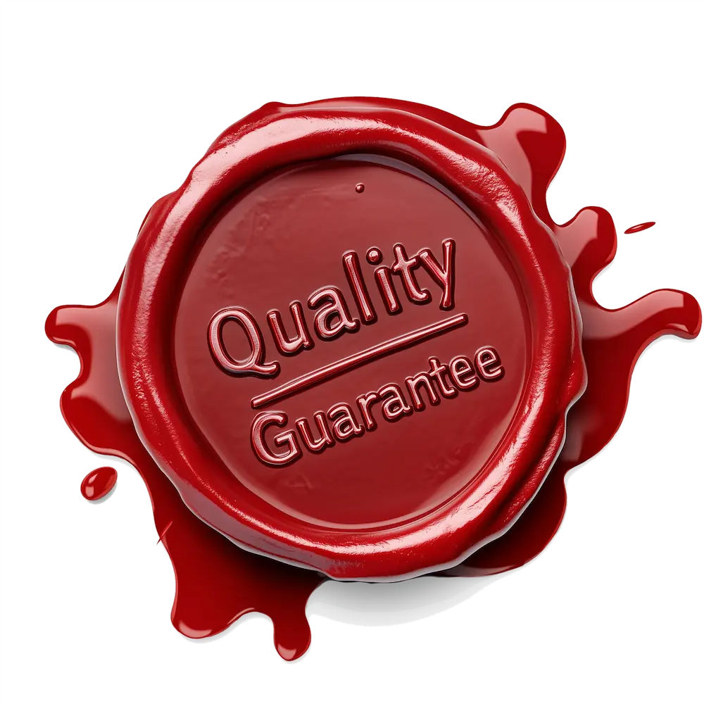 Get the wax seal on Vanilla's quality guarantee